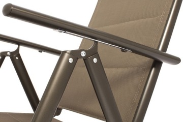 Большой комплект садовой мебели MODENA MAX на 8 человек - коричневый