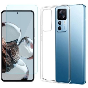Etui Feather Case Bezbarwne + SZKŁO do Xiaomi 12T / Pro