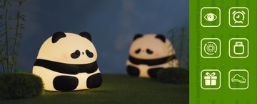 Силиконовый ночник Panda Soft, 3 уровня яркости