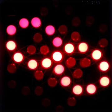 Kwiat 43 LED Efekt świetlny 9 animacji DIY KIT