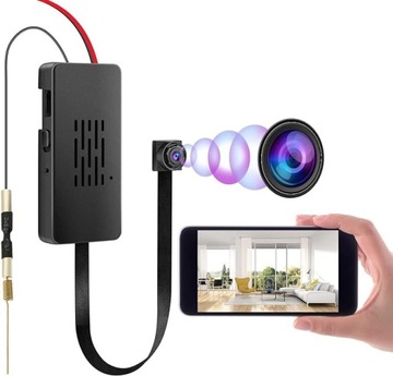 TANGMI MINI KAMERA WI-FI, 1080P HD, WIFI MAŁA KAMERA Z APLIKACJĄ