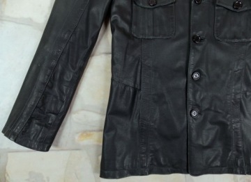 SAKI элегантная кожаная куртка сопрано 52