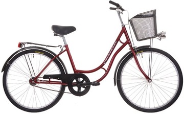 ROWER MIEJSKI 28 DAMSKI MĘSKI RETRO +KOSZ