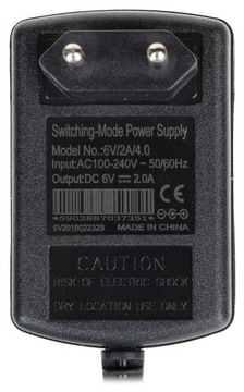 БЛОК ПИТАНИЯ 6В/2А/4,0