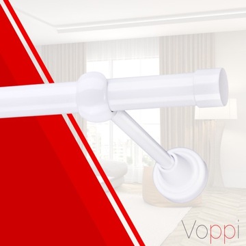 МЕТАЛЛИЧЕСКИЙ КАРДИН MODERI, ВМЕСТИТЕЛЬНЫЙ, ЧЕРНЫЙ, FI 19 / 340 СМ