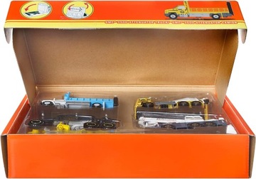 НАБОР ИЗ ЧЕТЫРЕХ СПИЧЕЧНЫХ КОРОБКОВ, ИЗ 4 СТРОИТЕЛЬНЫХ МАШИН