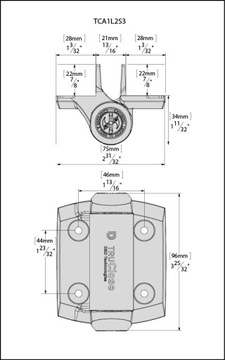 TCA1L2S3BT Дверной доводчик/самозакрывающиеся петли
