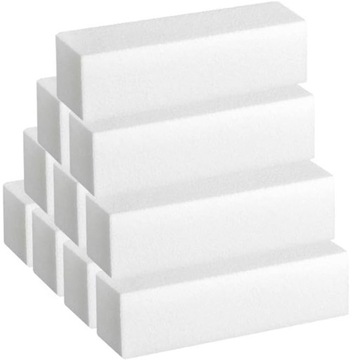 BLOK POLERSKI MANIROUGE BIAŁY DO PAZNOKCI 100/100 BLOCZEK PILNIK BLOCZEK