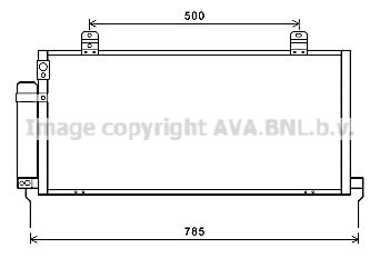 AVA QUALITY COOLER MTA5221D KONDENZÁTOR KLIMATIZACE