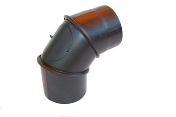 REDUKCJA ODWROTNA 150-120 spalinowa czarna dymna gruba 2mm KOMIN CZOPUCH