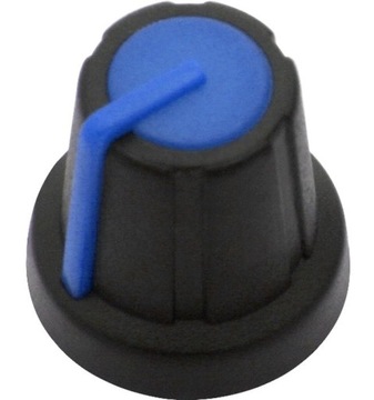 Gałka pokrętło potencjometra 17.5mm wskaźnik nieb.