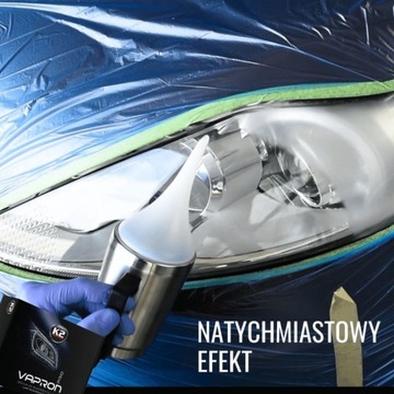 КОМПЛЕКТ K2 VAPRON ДЛЯ ОЧИСТКИ-РЕГЕНЕРАЦИИ ФАР + ЧАЙНИК