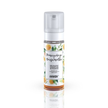 Szampon w piance - Pomarańcza i Bergamotka Anwen - 170 ml