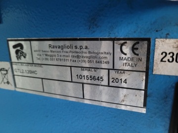 Wyważarka Ravaglioli GTL2.120HC Ciężarowe Busy 4x4