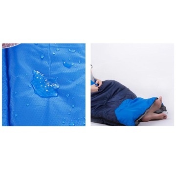 Водонепроницаемый уличный спальный мешок темно-синего цвета 1,35 кг