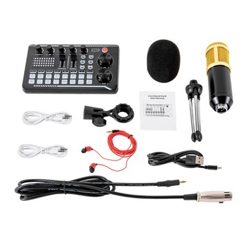 Interfejs audio z DJ Mixer i dźwięk Mixer USB