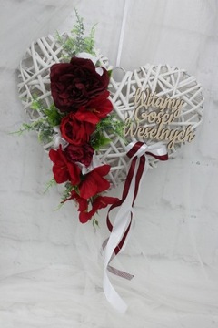 Сердце на двери Приветствуем гостей свадьбы свадебный декор