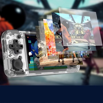 ПОРТАТИВНАЯ ИГРОВАЯ КОНСОЛЬ RG35XX С ЭКРАНОМ 3,5 ДЮЙМА, 64 ГБ, 5515 КЛАССИЧЕСКИХ ИГР