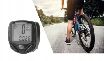 БЕСПРОВОДНОЙ велосипедный компьютер, 14 функций, аккумуляторы