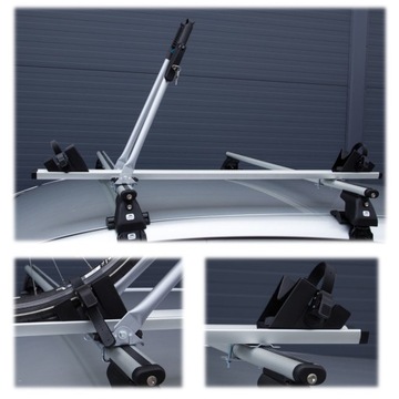 Полноценное крепление для велосипедов на крыше на 3 велосипеда.