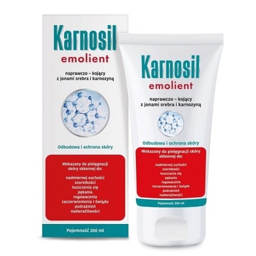 Karnosil emolient naprawczo - kojący z jonami srebra 200 ml