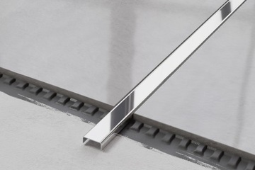 SREBRNA LISTWA DEKORACYJNA C 1 cm x 244 cm