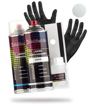 LAKIER SAMOCHODOWY W SPRAYU + BEZBARWNY FORD KIA WD