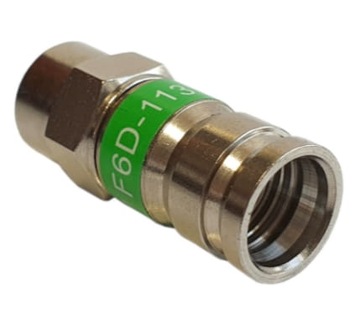 10 шт. компрессионная вилка 10x F разъем для кабеля Trishield RG-6 113