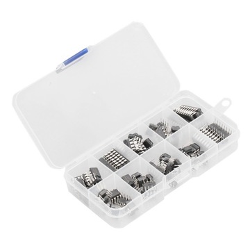 КОМПЛЕКТ АДАПТЕРОВ DIP IC SOCKET ДЛЯ РАБОТЫ, 85 ШТ.