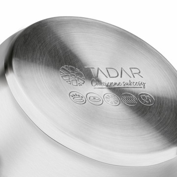 ТАДАР Набор кастрюль Selva из нержавеющей стали, 8 предметов