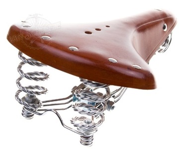 siodełko SKÓRZANE retro - vanSCHULTZE Classic Brąz