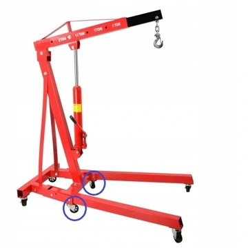 КОЛЕСО ПОДЪЕМНОГО КРАНА ДЛЯ МАСТЕРСКИХ 75 мм ПОВОРОТНОЕ НА 360°