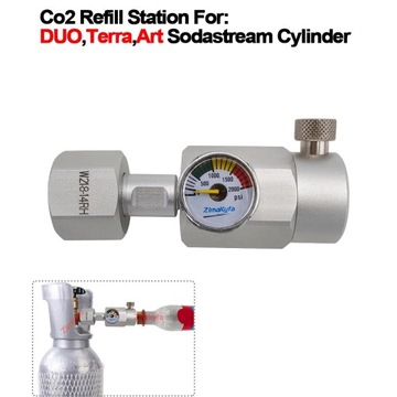 Adapter stacji napełniania CO2 do butli SodaStream DUO Art Terra Connect
