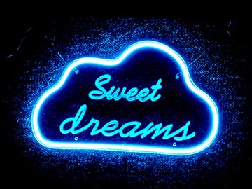 NSWEETDR CHMURKA Sweet dream PC5 NEON LED ŚWIDNIK