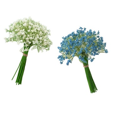 2 kolory Babys Breath sztuczne kwiaty dla