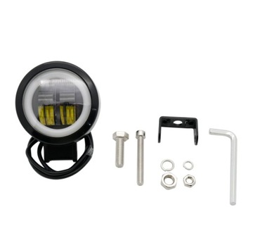 ГАЛОГЕННАЯ ФАРА СВЕТОДИОДНАЯ ЛАМПА CREE RING МОТОЦИКЛ x2