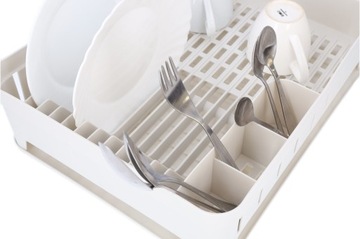 Отдельно стоящая сушилка для посуды с крылом и поддоном.