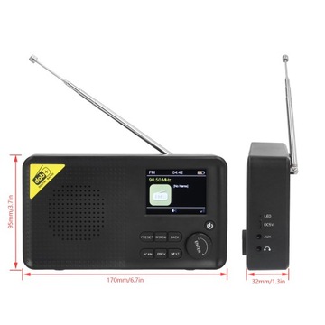 ПОРТАТИВНОЕ ЦИФРОВОЕ ДОМАШНЕЕ РАДИО DAB+FM