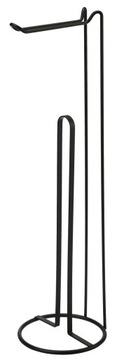 STOJAK NA PAPIER TOALETOWY 5 ROLEK 54 CM CZARNY