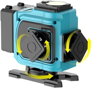 POZIOMICA LASEROWA DIOZZHI 360 PŁASZCZYZNOWA 4D LASER KRZYŻOWY PRO 60M AUTO