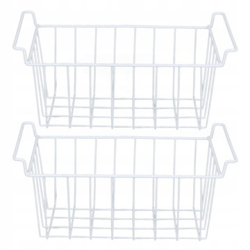 KOSZ DO ZAMRAŻARKI SKRZYNIOWEJ ORGANIZATOR 49.5X24.5X20CM 2 SZT