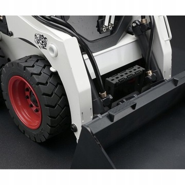 Металлическая гидравлическая радиоуправляемая машинка Bobcat SM450 1/14