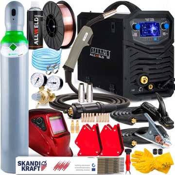 SPAWARKA INWERTOROWA INWERTER SPARTUS EASY MIG 225 MMA TIG ALU SYN 230V 3W1
