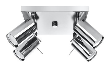 Plafon RING 4 chrom DO LED GU10 SL.0730 SOLLUX