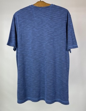 Niebieski t-shirt męski z modalem WOOLRICH est. 1830 r. L
