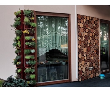 Деревянная подставка для цветов, вертикальный гербарий, стоячие травы на 6 сосновых горшков.