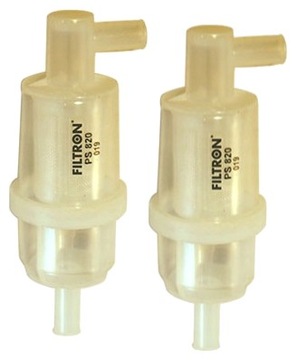 2× FILTRON FILTR PALIVA DIESEL UHELNÍKOVÝ 8MM 102.5X36