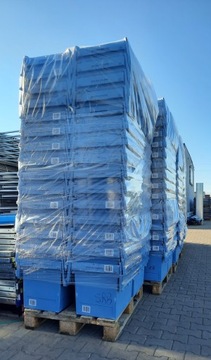 Ящик для хранения с пластиковым контейнером с крышкой использовал 60x40x45