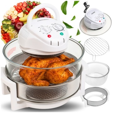 Halogenový Konvektomat Trouba Multicooker Velký Termocirkulace Hrnec 18L 1500W