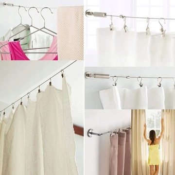 КАРДИН СТАЛЬНОЙ ТРОС ДЛЯ ШТОР ИЗ НЕРЖАВЕЮЩЕЙ СТАЛИ 304 5 М 15 КГ